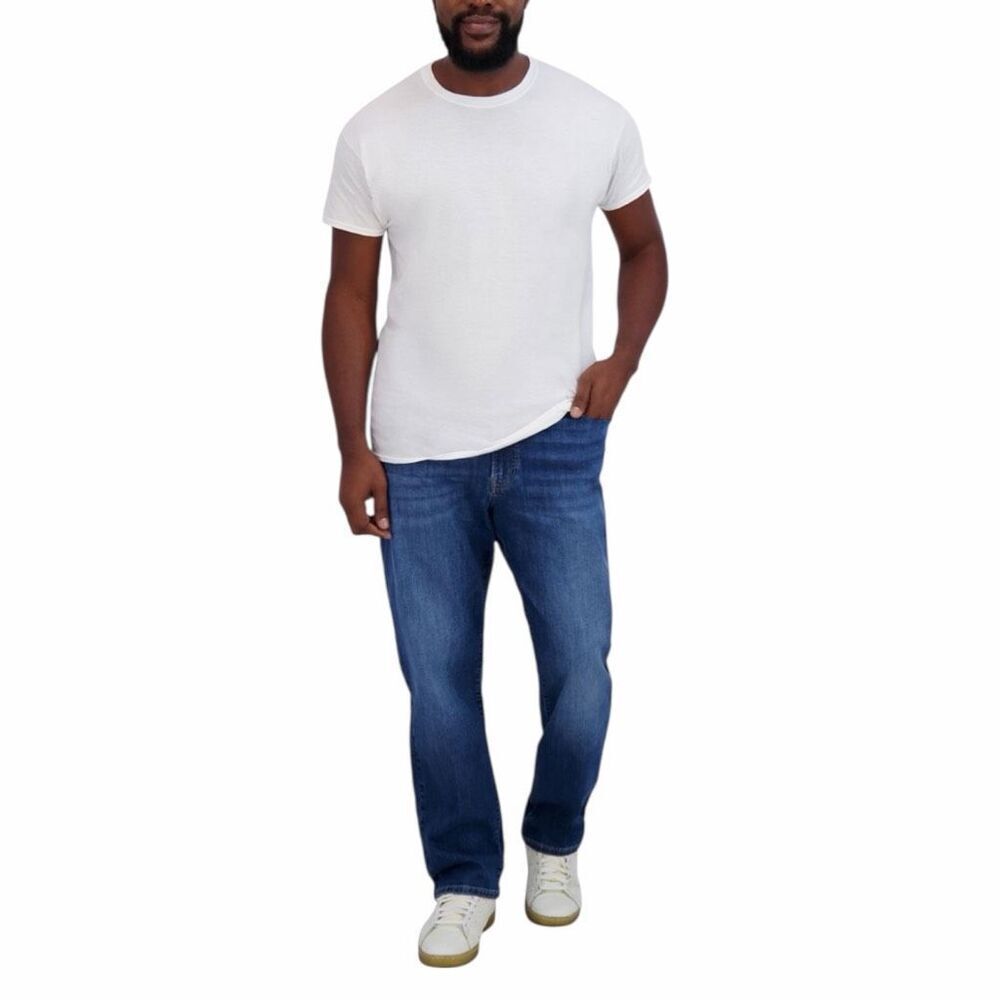 LUCKY BRAND Men’s 410 Athletic Straight Mid Rise Straight Leg Stretch Denim Colo - Picture 4 of 10